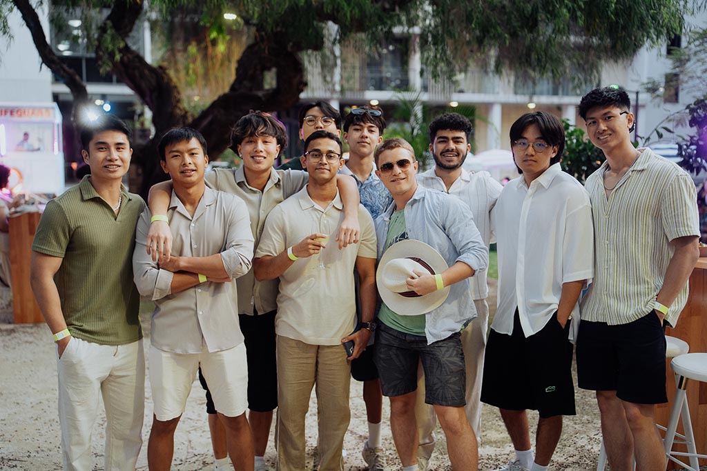 students together in group photo