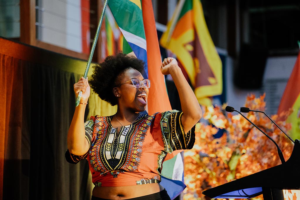 international night photo