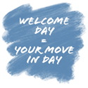 Welcome Day is your Move in Day