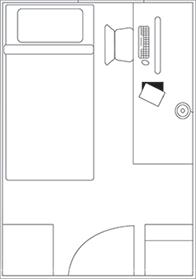 standard room floor plan