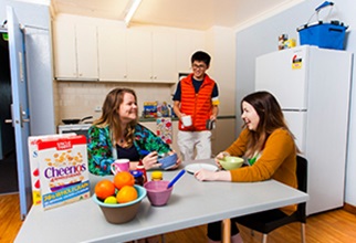 Residents in shared stand premium kitchen