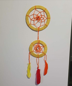 Image of a dreamcatcher craft 